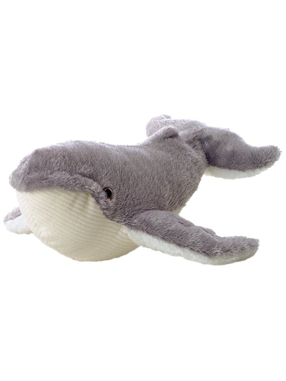 Aurora Mini Flopsie 8" Ahab the Whale Plush, gray